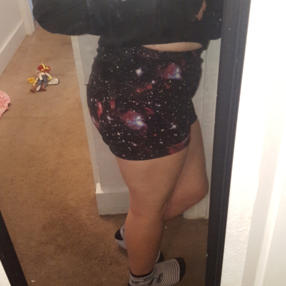 Hot Topic Galaxy High-wasted shirts
